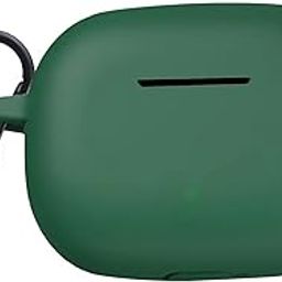 Prolet Silicone Protective Case for Realme Buds T300 | Soft, Shockproof & Dustproof 360° Full Cover with Hook | Lightweight & Durable Earbuds Case (Green)-21