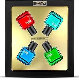 Wild Stone EAU DE Parfum Gift Set for Men, Pack of 4 (4x30ml) | Premium Fragrance Gift Set | Edge,Ultra Sensual, Hydra Energy & Forest Spice Luxury Perfume Gift Set-10