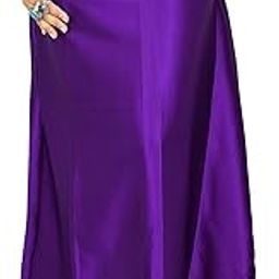 Purple Colour Satin Petticoat for Women | Purple Colour Satin Fabric Saree Shapewear or Underskirt or Saya-image-24