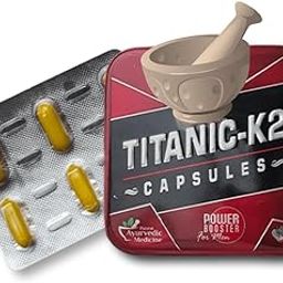 Titanic K2 Power Capsule, Enhance Energy, Stamina, Healthy Bones & Sport Performance For Men, 60 grams-image-68