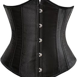 BNF Women Lace Up Slimming Waist Trainer Underbust Corset Shapewear M black | Clothing, Shoes & Accessories | Womens Clothing | Intimates & Sleep | Shapewear-picture-30