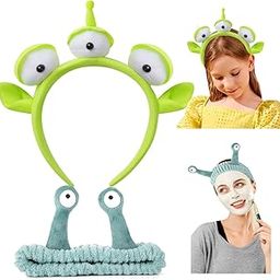 Alien Headband Adult Cute Alien Eye Space Headband Skincare Makeup Washing Face Headband Alien Costume Hair Accessories-image-5