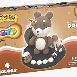 Air Dry Clay, Creative Art Toy Gift Set (Dog)-image-0