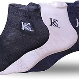 Socks for Men - Cotton Ankle Lenght Zero-Odour Sports Socks for Running & Gym, Thick Super Soft Cushioning, Pack of 3-image-70
