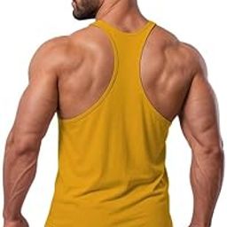 Men's Cotton Printed Sleeveless Racer Back Sports Gym Boxing Workout Activewear Bodybulding Quick Dry Fit Gym Vest Tank Top VG13-image-114