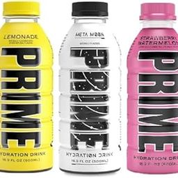 Prime Energy Drink Variety Pack With Energy Boost Sweetner (Lemonade, Meta Moon, Strawberry Watermelon) Delicious Exotic Ksi & Logan Paul Each 500ml (Pack Of 3)-picture-21