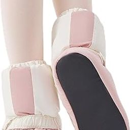 Ballet Warm up Bootie Slippers Gymnastics Stylish Dancewear Soft Dance Shoes M-image-92