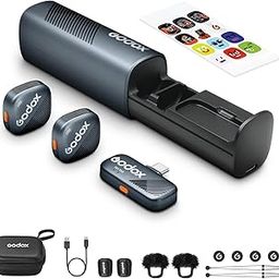 GODOX Cube SC kit2 Wireless Lavalier Microphone | 48kHz 24-bit Float Internal Recording, 1000ft.(300m) Range, 30H Battery with Charging Case, Wireless Microphone for iPhone/Android (Type-C)-picture-15