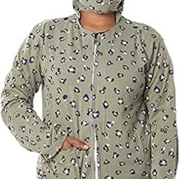 Women Summer Coat With Cap Scarf Attached Pack of 1-image-67