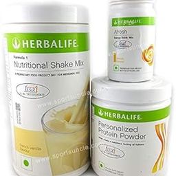 Herbalife Formula 1(Vanilla) with Personalized Protein Powder(200gm)+ Afresh (Cinnamon)-image-51
