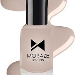 MORAZE Nude Ivory Nail Polish for Women | Glossy | Quick-Dry Nail Paint | Long-Lasting | Chip-Resistant Formula | Free From Harmful Chemicals | 8Ml - Ivory Shade,Glossy Finish-image-88