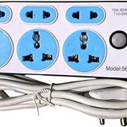 10Amp Rectangular Power Strips with Universal Socket, USB with 3-ft Cord, 2500-Watt, Fireproof Protection for Home/Office Appliances (2-Socket of 3 pin, 3-Socket of 2 Pin and 2 USB) (4)-image-82