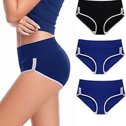 diving deep Womens Super Combed Underwear Cotton Bikini Panties for Women Hipster Panty Ladies Panties Set Combo Panty (Pack of 3) (Multicolor)-picture-33