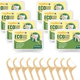 Royalkart Natural Dental Floss Picks - 240 Count - Eco-friendly, Cruelty Free, Vegan, Sustainable, Dental Flossers for Cleaner Teeth & Healthier Gums(Mint)-image-37