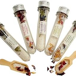 Bath & BODYCARE Epsom Bath Salts -Rose &Jojoba, Teatree & Eucalyptus, Lavender, Ginger & Cinnamon, Jasmine | Women Spa | Remove negative energy | Muscle spasm - (Pack of 5)-image-7