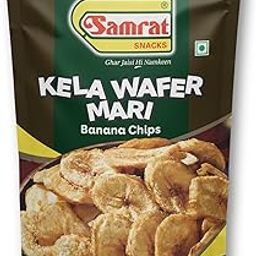 Samrat Kela Wafer Mari – Crispy Black Pepper Flavored Banana Chips | Ready-to-Eat Indian Snack | Ideal for Tea Time, Parties & Festivals (Pack of 1 (300g))-image-44