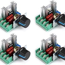 Shockley E-DIMMER AC 50-220V 2000W SCR Triac Electric Voltage Regulator Temperature/Motor Speed Controller Light Dimmer (2000W SCR Triac - 4 Piece)-image-55