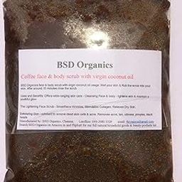 BSD Organics Coffee Face and Body Scrub with Virgin Coconut Oil, 100 g-image-83