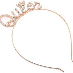 Queen Hair Band for Hair Styling Wedding Party Celebrations Hair Band | Stylish Rhinestone Crystal Vintage Hair Accessories for Womens and Girls-15