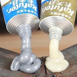Wazdorf Metal Repair Glue - Strong Glue Universal Metal Plastic Weld Repair Glue Magic Metal Mending, Cold Weld Metal Repair Paste Adhesive Gel, High Temperature Resistant (Metal Repair-26