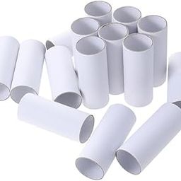 Cabilock 20pcs Paper Tubes Cardboard Crafts for Art Drawings Square Cardboard Tube-image-49