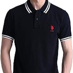 Men's Solid Fitted Polo Shirt-image-57
