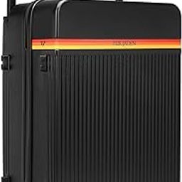 The Aviator German Polycarbonate Travel Luggage Check-in Suitcase with 8 StealthTech Silent Shock Absorbing Wheels, TSA Lock & Aerospace Grade Wide Handle (Stark Black, Check-in 24" (65CM))-image-87