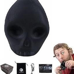 Aztec Death Whistle, Death Whistle, Black Skull Screaming, High Decibel Loud For Halloween & Camping, Black Skull Screaming Aztec, Gift Idea, Halloween gif-ts-image-44