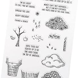 XOXOX Transparent Silicone Clear Rubber Stamp Sheet Scrapbooking Card DIY #3-image-35