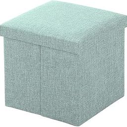 PRIME PICK Hessian Storage Stool Blue – Multi-Purpose Storage Stool with Cushion Seat, Durable & Stylish Storage Solution for Living Room, Bedroom & Entryway LIGHTBLUE Pack 1-image-33