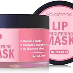Volamena Lip Overnight Mask With Beetroot Extract, Shea butter Help To Repair Lips 10 ml-image-69