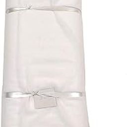 RiChâles's Women White Solid Soft Dyeable Unstitched Net Fabric Material (60 inches Width)-image-1