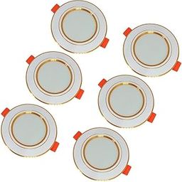 CARTNOVA® Recessed LED Ceiling Light 220-240V with Golden Line White-16