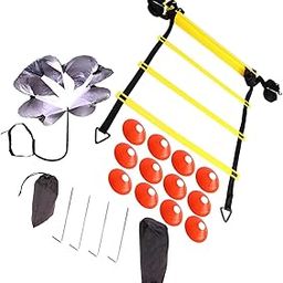 bnf® 236 Speed Agility Ladder Training Set Trainer Equipment for Football Soccer | Training Aids | Soccer | Team Sports-image-28