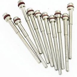 New 10PCS 2.35MM Shank Screw Mandrels Stainless Steel, For Dremel Reinforced Shank Foredom Dremel Rotary Tool Length 47 Mm-image-6