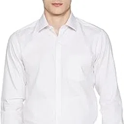 arrow Men's Solid Slim Fit Shirt-picture-4