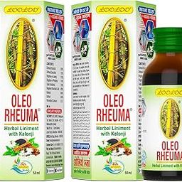 LooLoo Oleo Rheuma Herbal Liniment |Kalonji Oil |Cinnamon Oil |Kalonji Oil |Mint Oil |Mustard Oil - Pack of 2 (50ml each)-image-51