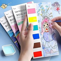 12 pcs Magical Water Painting Book - Return Gifts Birthday Paty for kids - Coloring drawing books - Embeded Water Paint color in Each Sheet - return gift for kids birthday - Best Birthday Return Gifts for kids in bulk return gift for kids age 6-10 6-12-22
