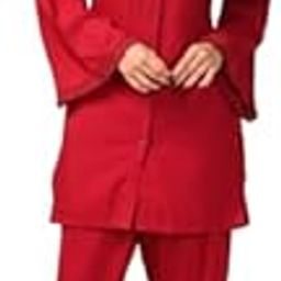 Mystic Red Embroidered Co-ord Set-image-21