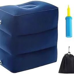 Yindella Adjustable Footrest for Under Desk Blue Foot Rest Cushion for Office & Home, Leg Support, Pain Relief & Posture Correction, Work from Home Accessories, Comfortable Foot Stool for Desk Chair-17