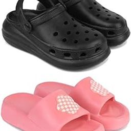 Premium Comfortable Regular Wear Women Clogs with Slider Sandal for Women's & Girls-Combo-COMBO(2)-O23-O15-5 -P2-image-37