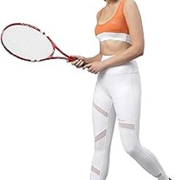 Women White Rapid-Dry Fit Running Tights-image-67