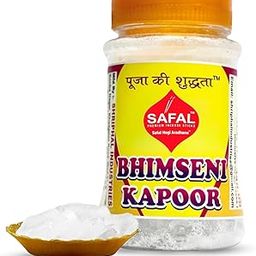 SAFAL Pure Bhimseni Camphor Jar | Home Freshener Bhimseni Kapoor | 100 gm Camphor Cars | Camphor Electric Diffuser for Pooja, Meditation, Havan, Room Freshener, Mosquito-image-55