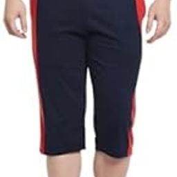 Kushal Bazaar Men's/Women's Knee Length Lounge Lower Capri Blue-image-15