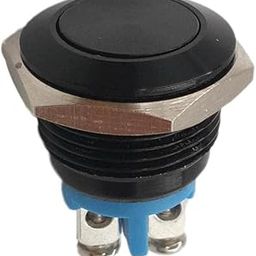 CALANDIS® DC 12V 16mm 5/8 Metal Self-Return Momentary Action Push Button Switch for Car Home DIY"-58