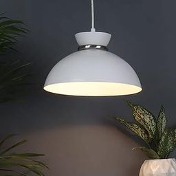 MONI Lights Hanging Tulip Cone Disc Ceiling Light Lamp Home Decor Items, Hanging Ceiling Decorative Chandelier Home, Living Room, Indoor Outdoor Jhumar Lighing ML 0111WH White-image-40