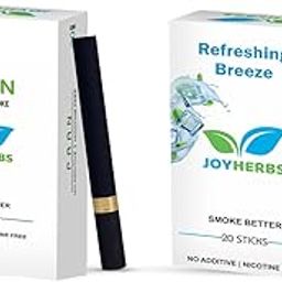 JOYHERBS Herbal Tobacco Free Nicotine Free Cigarettes (40 Sticks) Refreshing Breeze & PAAN Flavor | 100% Pure and GMO Free, Ayurvedic Product - Made In India-image-22