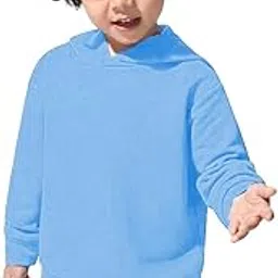 Tabadtod Boys Sweatshirt | Kids Hooded Neck Hoodie for Winter | Solid Color Pullover for Boys-image-1