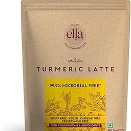 Ella Foods Beverage | Vanilla Turmeric Latte | Immunity Booster | Added Pre & Probiotics | With Ashwagandha | 100 grams-image-52