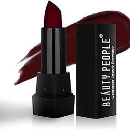Beauty People Pure Matte Lipstick - Simmer Brown |Single Swipe Application| Long Wear | Non-Drying | Smooth & Light Weight Perfect for Women | (3.8 gm) (Vianne Rocher, 3.8 G)-image-51
